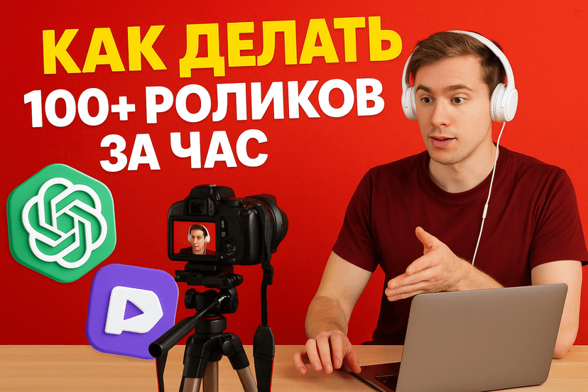100 видео за 60 минут с ИИ
