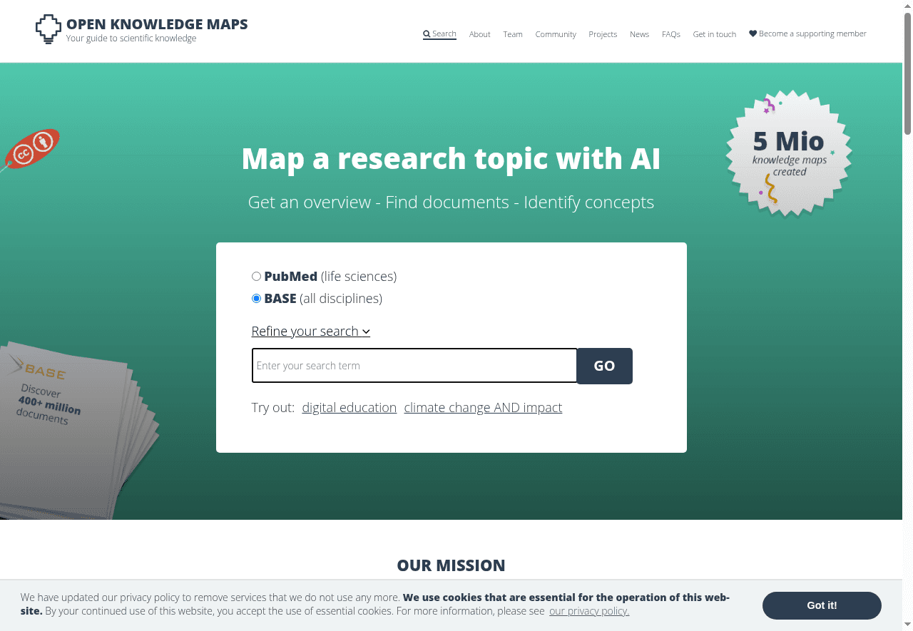 Open Knowledge Maps